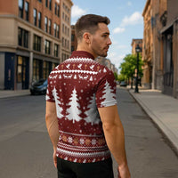 Christian Noel Christmas Zipper Polo Shirt Xmas Holiday Patterns - Wonder Print Shop