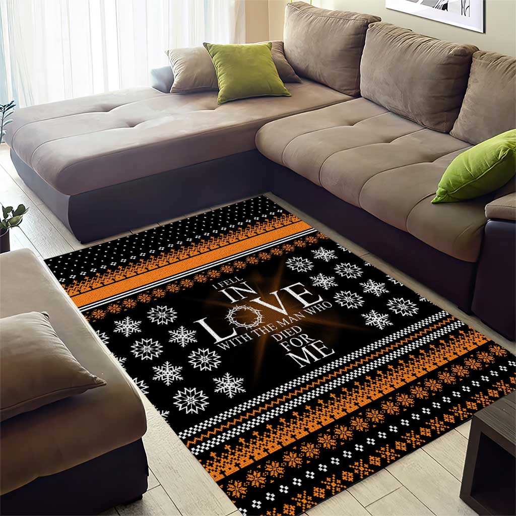 Christian Xmas Christmas Area Rug Xmas Holiday Patterns - Wonder Print Shop