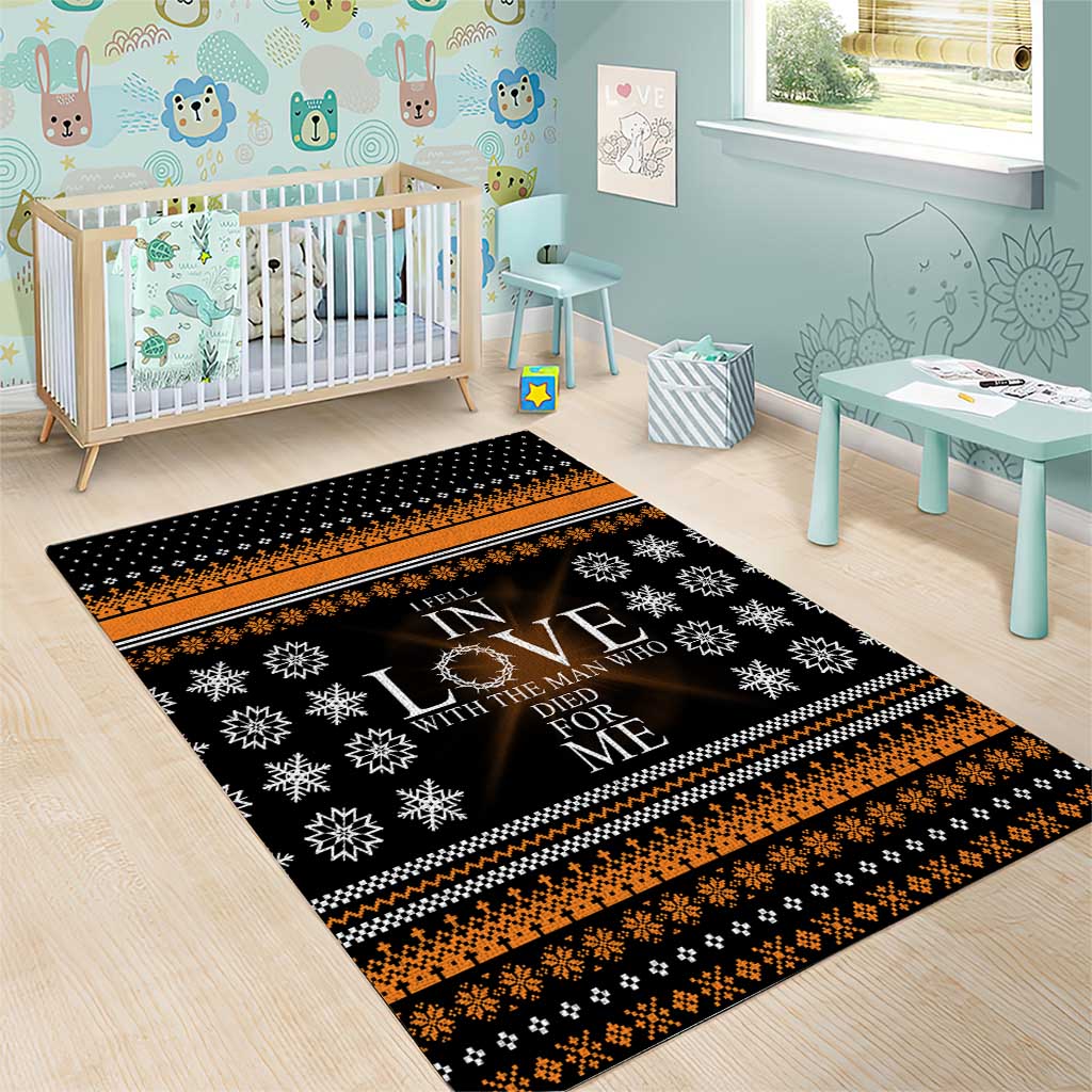 Christian Xmas Christmas Area Rug Xmas Holiday Patterns - Wonder Print Shop