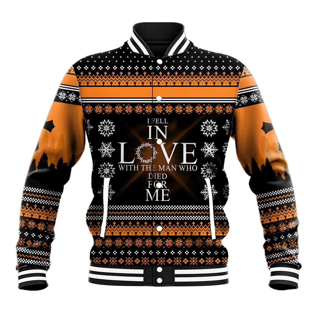 Christian Xmas Christmas Baseball Jacket Xmas Holiday Patterns
