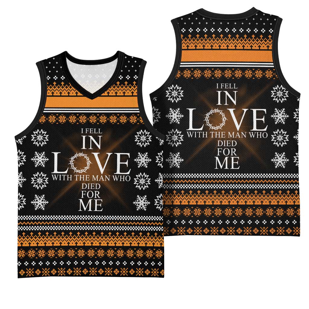 Christian Xmas Christmas Basketball Jersey Xmas Holiday Patterns