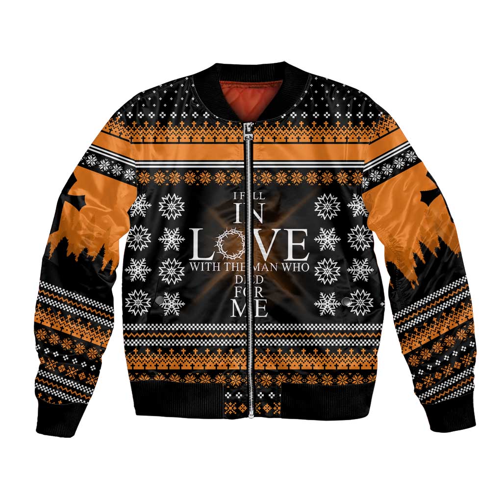 Christian Xmas Christmas Bomber Jacket Xmas Holiday Patterns