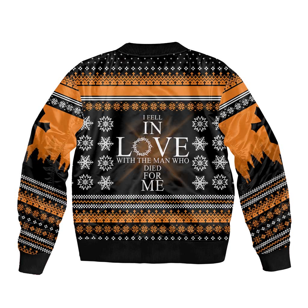 Christian Xmas Christmas Bomber Jacket Xmas Holiday Patterns