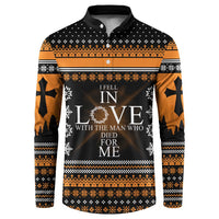 Christian Xmas Christmas Button Sweatshirt Xmas Holiday Patterns