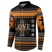 Christian Xmas Christmas Button Sweatshirt Xmas Holiday Patterns