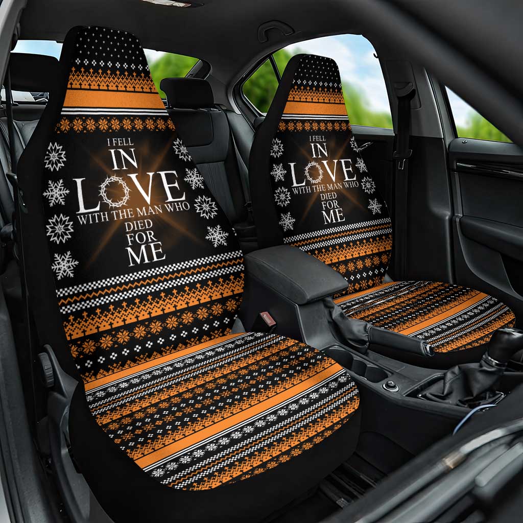 Christian Xmas Christmas Car Seat Cover Xmas Holiday Patterns - Wonder Print Shop