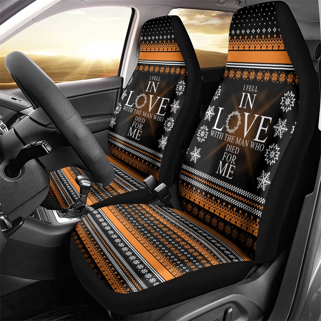 Christian Xmas Christmas Car Seat Cover Xmas Holiday Patterns - Wonder Print Shop