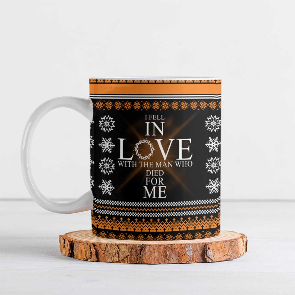 Christian Xmas Christmas Ceramic Mug Xmas Holiday Patterns