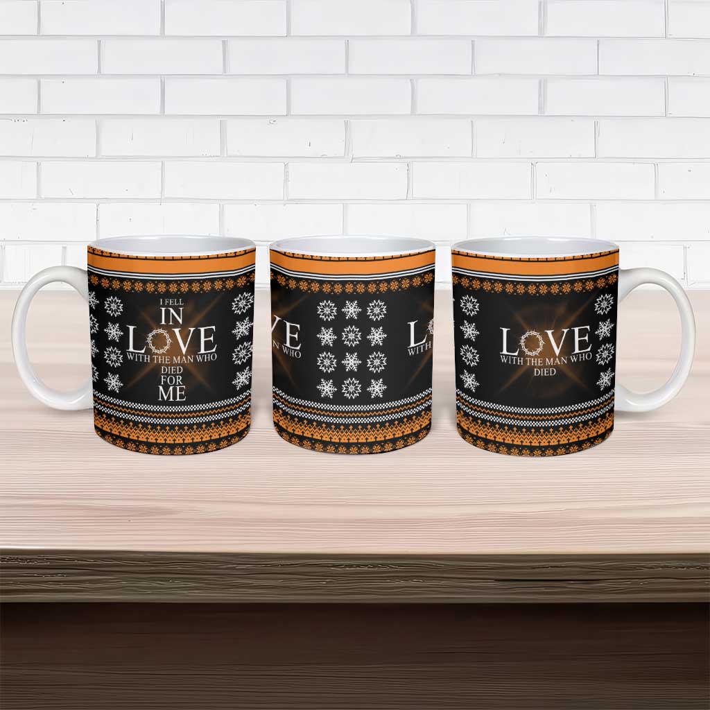 Christian Xmas Christmas Ceramic Mug Xmas Holiday Patterns