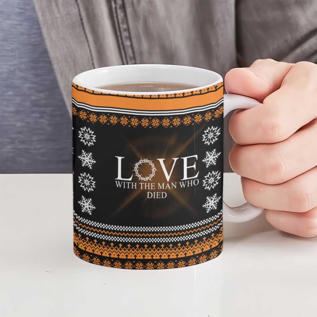 Christian Xmas Christmas Ceramic Mug Xmas Holiday Patterns