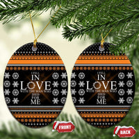 Christian Xmas Christmas Ceramic Ornament Xmas Holiday Patterns - Wonder Print Shop