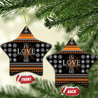 Christian Xmas Christmas Ceramic Ornament Xmas Holiday Patterns - Wonder Print Shop