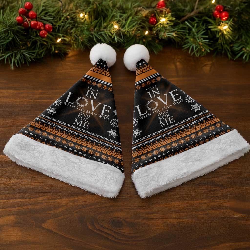 Christian Xmas Christmas Santa Hat Xmas Holiday Patterns - Wonder Print Shop