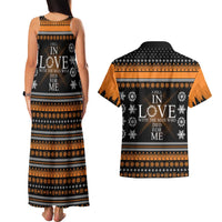 Christian Xmas Christmas Couples Matching Tank Maxi Dress and Hawaiian Shirt Xmas Holiday Patterns