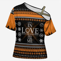 Christian Xmas Christmas Cross Shoulder Shirt Xmas Holiday Patterns