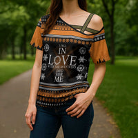 Christian Xmas Christmas Cross Shoulder Shirt Xmas Holiday Patterns