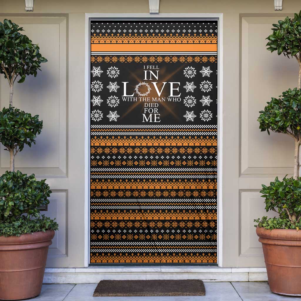 Christian Xmas Christmas Door Cover Xmas Holiday Patterns