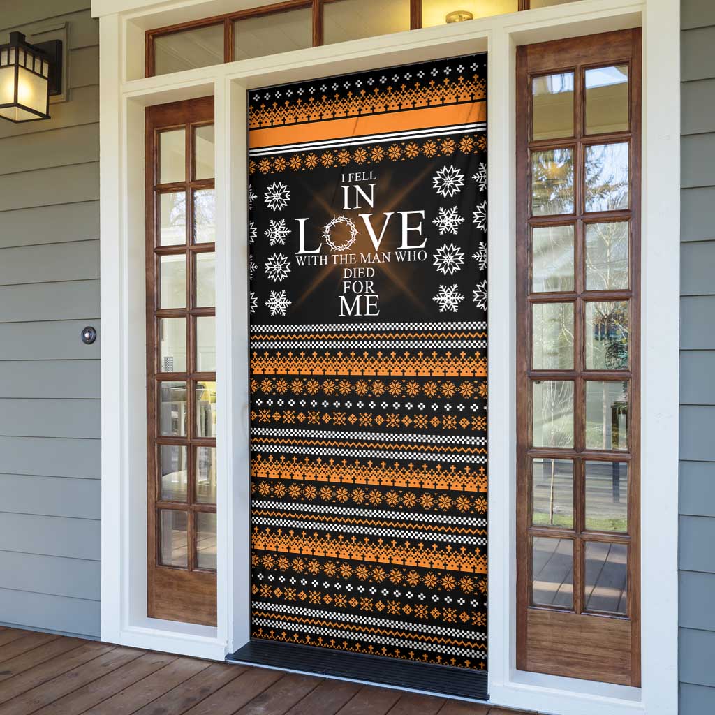 Christian Xmas Christmas Door Cover Xmas Holiday Patterns