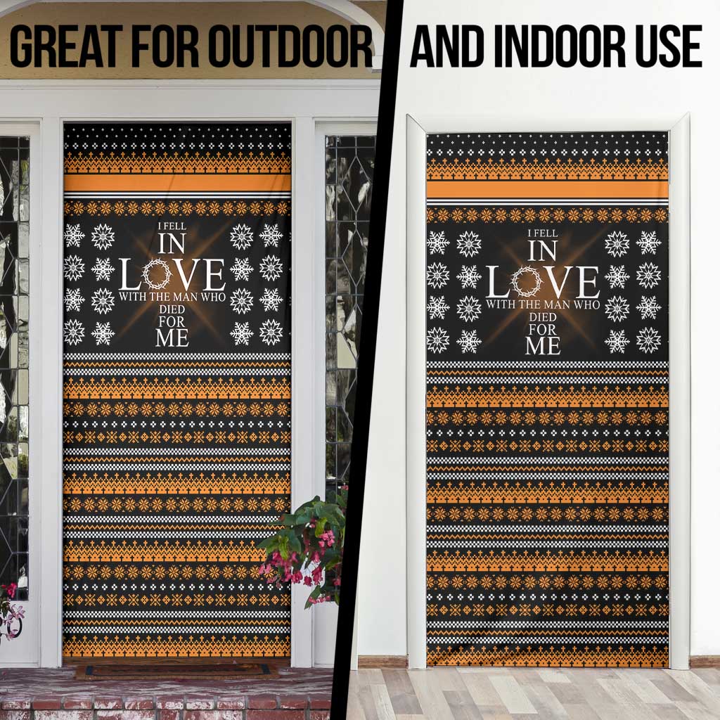 Christian Xmas Christmas Door Cover Xmas Holiday Patterns