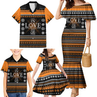 Christian Xmas Christmas Family Matching Mermaid Dress and Hawaiian Shirt Xmas Holiday Patterns