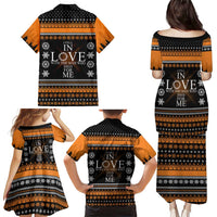 Christian Xmas Christmas Family Matching Puletasi and Hawaiian Shirt Xmas Holiday Patterns