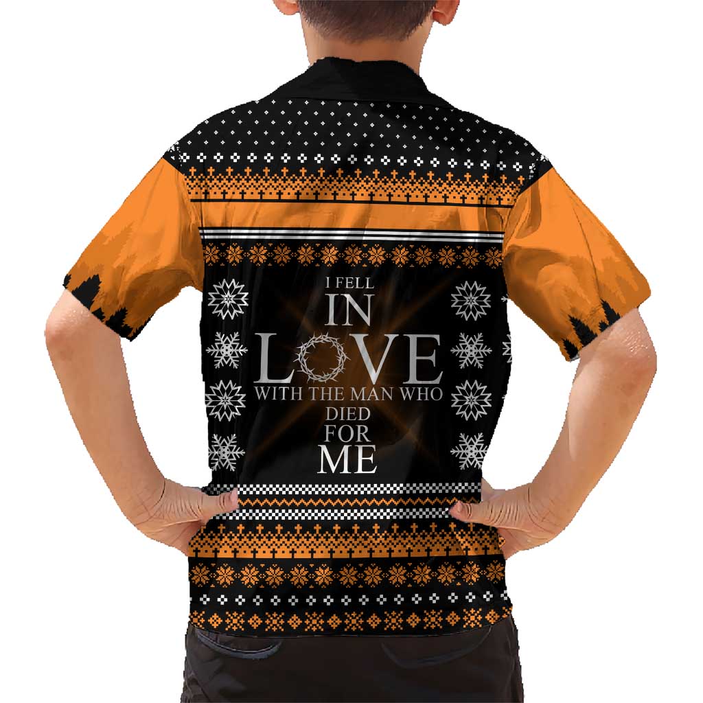 Christian Xmas Christmas Family Matching Tank Maxi Dress and Hawaiian Shirt Xmas Holiday Patterns