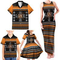 Christian Xmas Christmas Family Matching Tank Maxi Dress and Hawaiian Shirt Xmas Holiday Patterns