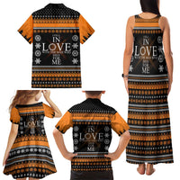 Christian Xmas Christmas Family Matching Tank Maxi Dress and Hawaiian Shirt Xmas Holiday Patterns