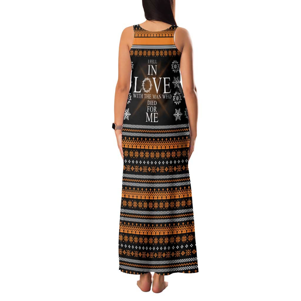 Christian Xmas Christmas Family Matching Tank Maxi Dress and Hawaiian Shirt Xmas Holiday Patterns