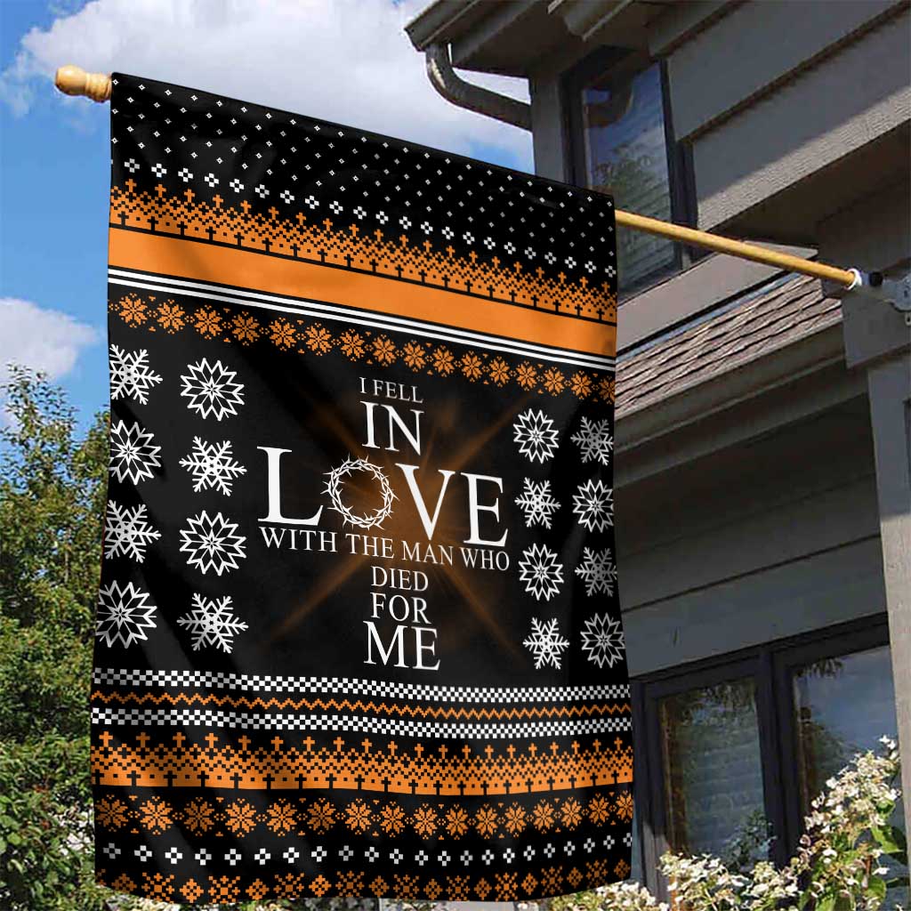 Christian Xmas Christmas Garden Flag Xmas Holiday Patterns - Wonder Print Shop