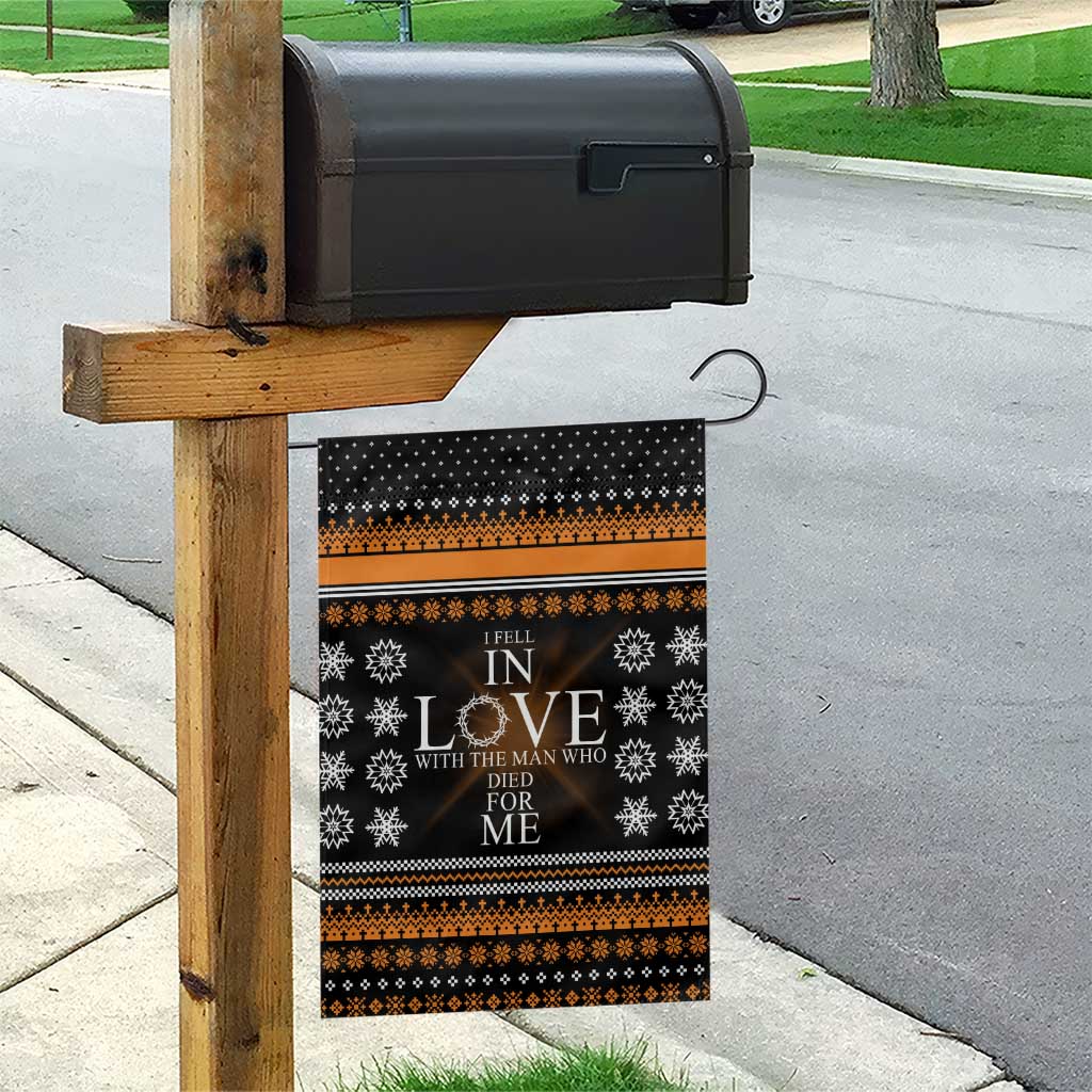 Christian Xmas Christmas Garden Flag Xmas Holiday Patterns - Wonder Print Shop