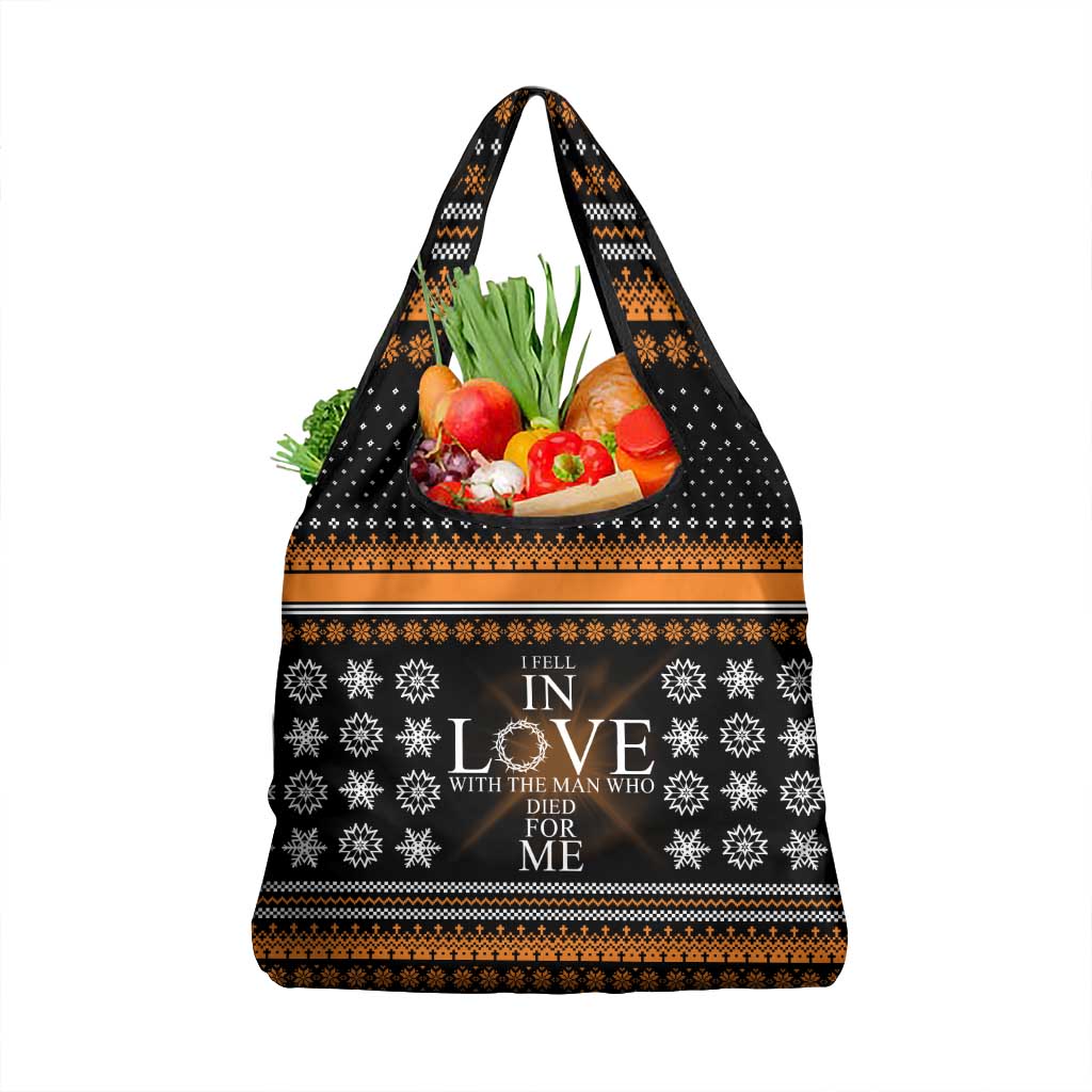 Christian Xmas Christmas Grocery Bag Xmas Holiday Patterns