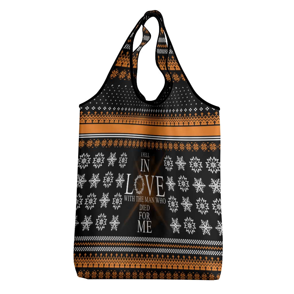 Christian Xmas Christmas Grocery Bag Xmas Holiday Patterns