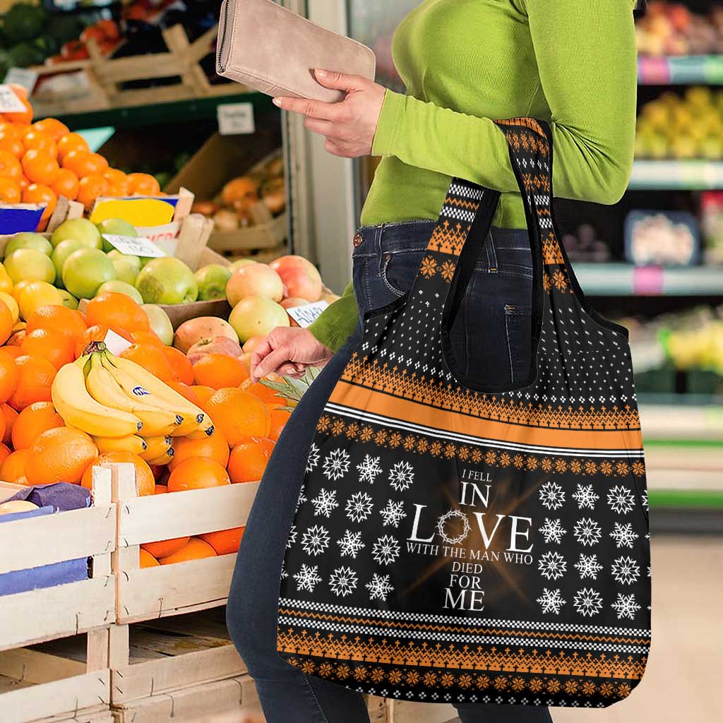 Christian Xmas Christmas Grocery Bag Xmas Holiday Patterns
