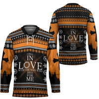 Christian Xmas Christmas Hockey Jersey Xmas Holiday Patterns