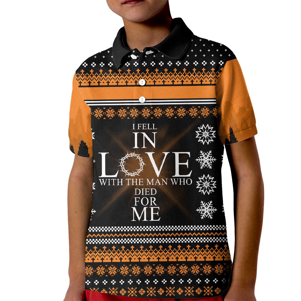 Christian Xmas Christmas Kid Polo Shirt Xmas Holiday Patterns