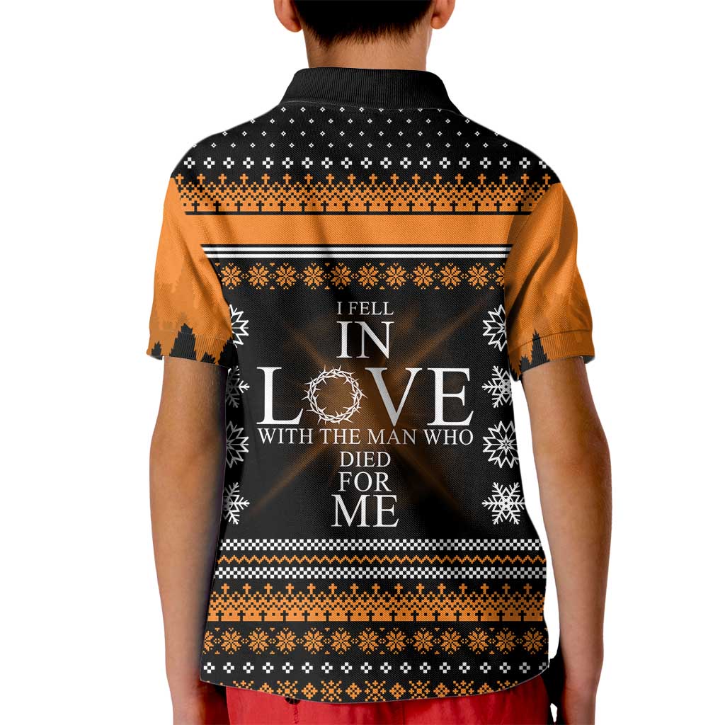 Christian Xmas Christmas Kid Polo Shirt Xmas Holiday Patterns