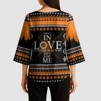 Christian Xmas Christmas Kimono Sleeve Blouse Xmas Holiday Patterns