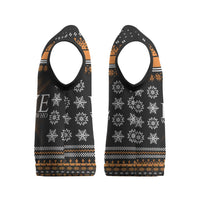Christian Xmas Christmas Knitted V-Neck Vest Xmas Holiday Patterns - Wonder Print Shop