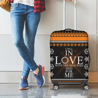 Christian Xmas Christmas Luggage Cover Xmas Holiday Patterns - Wonder Print Shop