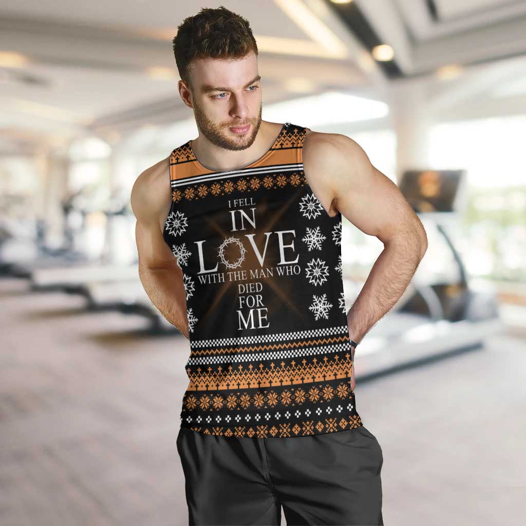 Christian Xmas Christmas Men Tank Top Xmas Holiday Patterns