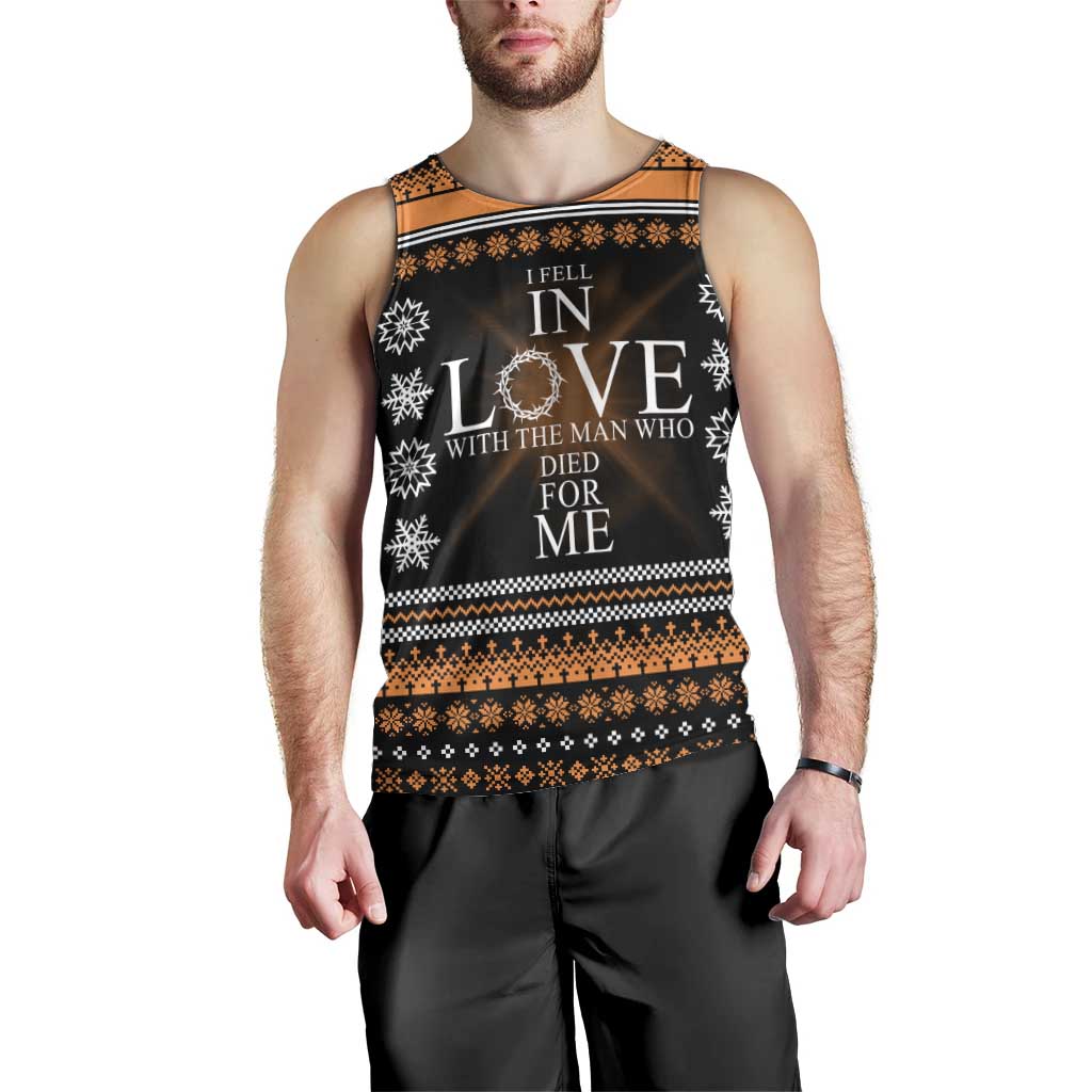 Christian Xmas Christmas Men Tank Top Xmas Holiday Patterns