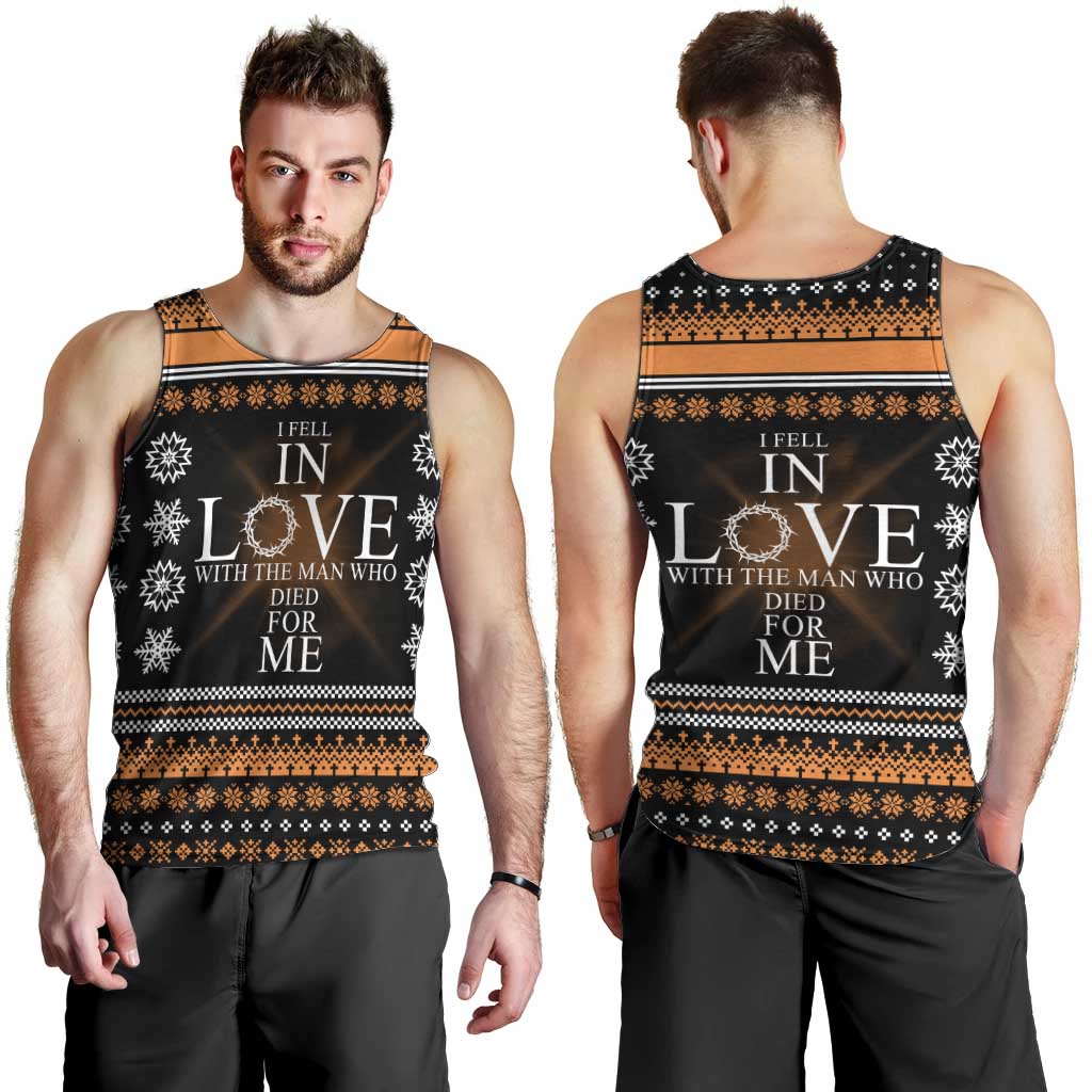 Christian Xmas Christmas Men Tank Top Xmas Holiday Patterns