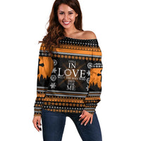 Christian Xmas Christmas Off Shoulder Sweater Xmas Holiday Patterns
