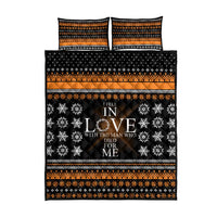 Christian Xmas Christmas Quilt Bed Set Xmas Holiday Patterns - Wonder Print Shop