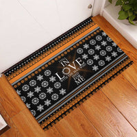 Christian Xmas Christmas Rubber Doormat Xmas Holiday Patterns