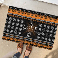 Christian Xmas Christmas Rubber Doormat Xmas Holiday Patterns