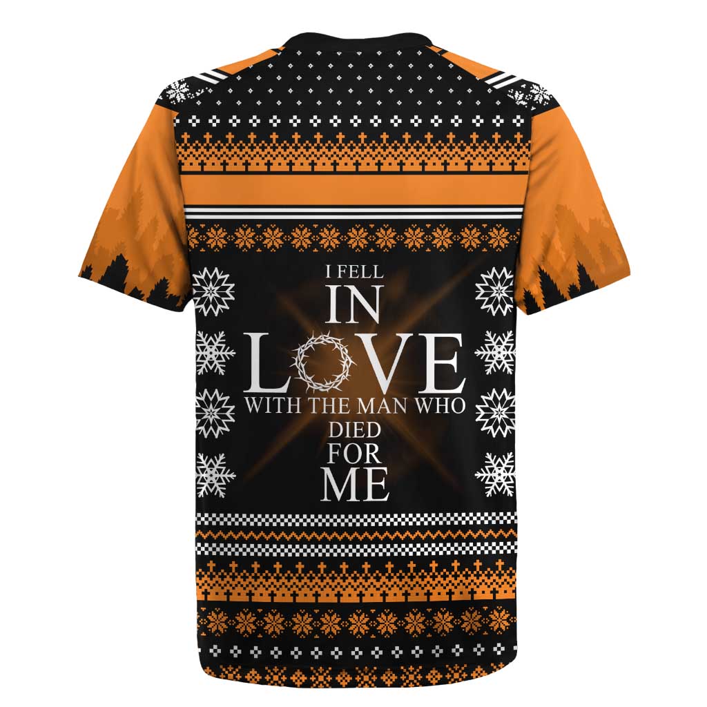 Christian Xmas Christmas Rugby Jersey Xmas Holiday Patterns