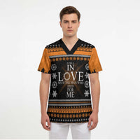 Christian Xmas Christmas Scrub Top Xmas Holiday Patterns