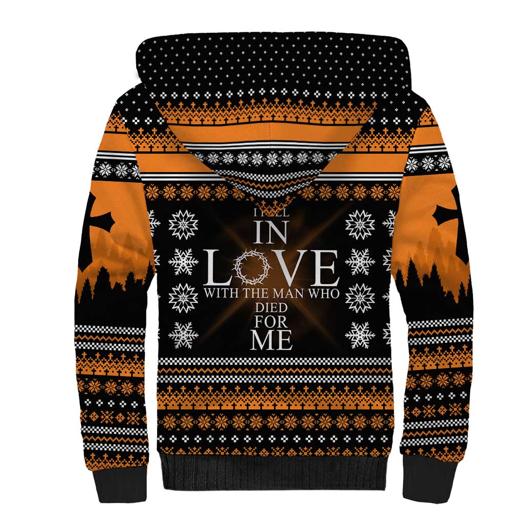 Christian Xmas Christmas Sherpa Hoodie Xmas Holiday Patterns